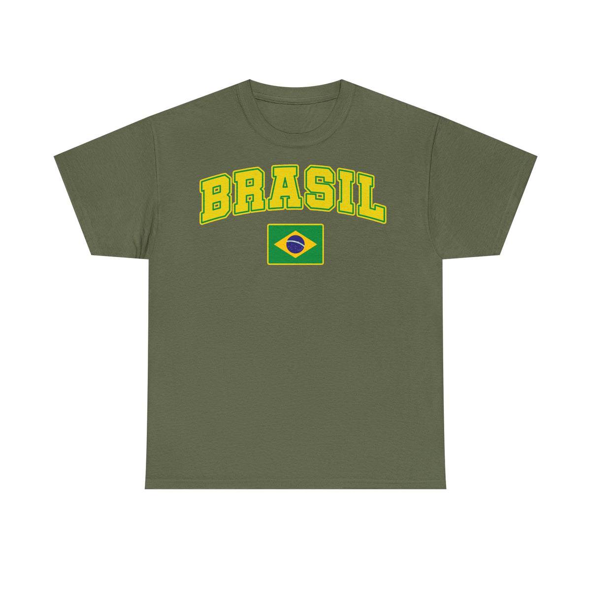 Brazil Brasilien Wappen Flagge Sport Fan Fußball Geschenkidee - Unisex T-Shirt