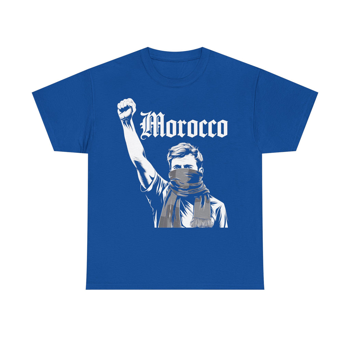 Escudo de hooligan de Marruecos Bandera de Marruecos Fútbol Aficionado Deporte Idea de regalo - Camiseta unisex