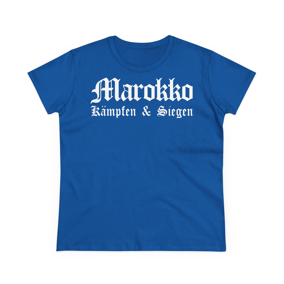 Escudo de Marruecos, bandera de Marruecos, orgullo, aficionada al fútbol y al deporte, idea de regalo - Camiseta para mujer
