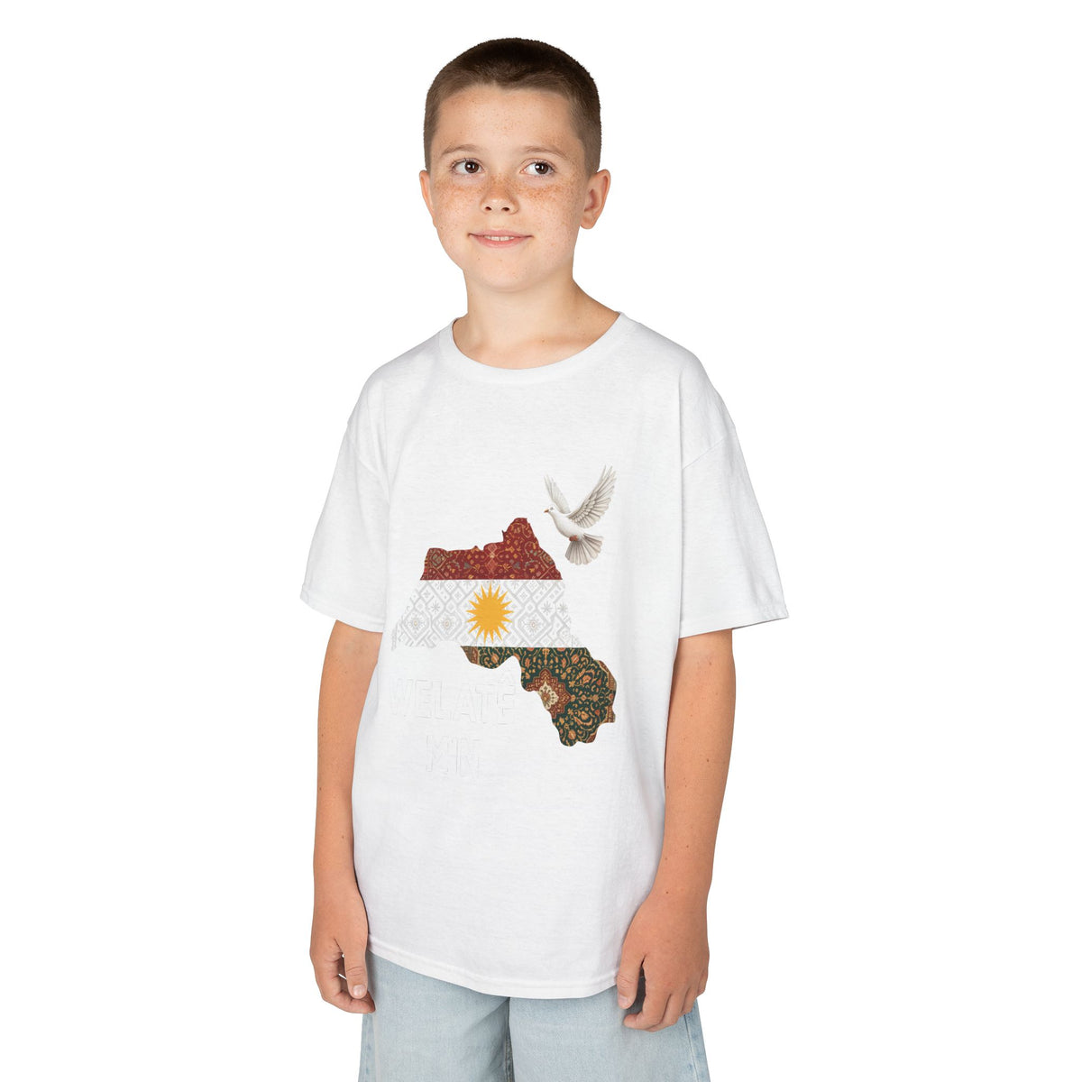 WELATE MIN KURDISTAN Azadi Nostalgie - Unisex Kinder & Jugendliche T-Shirt