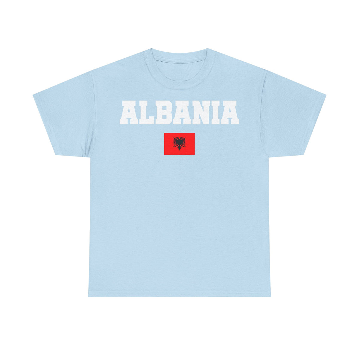 Albania Wappen Shqiptar Flagge Adler Fußball Fan Sport Unisex T Shirt
