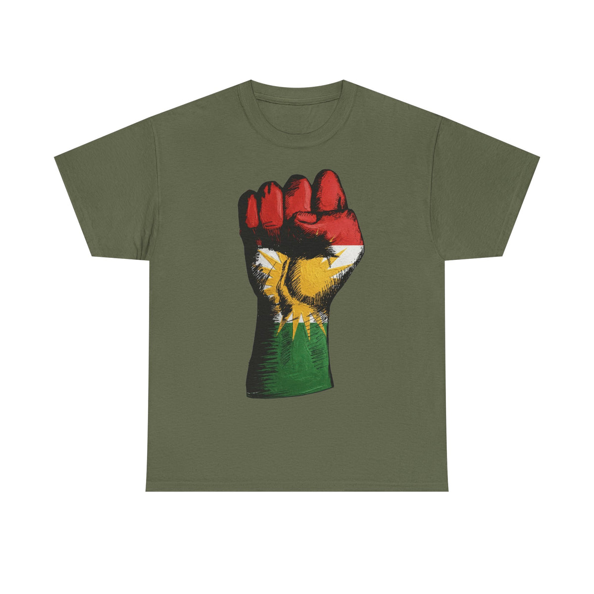 Kurdistan Power DNA Sonne Azadi - Unisex T-Shirt