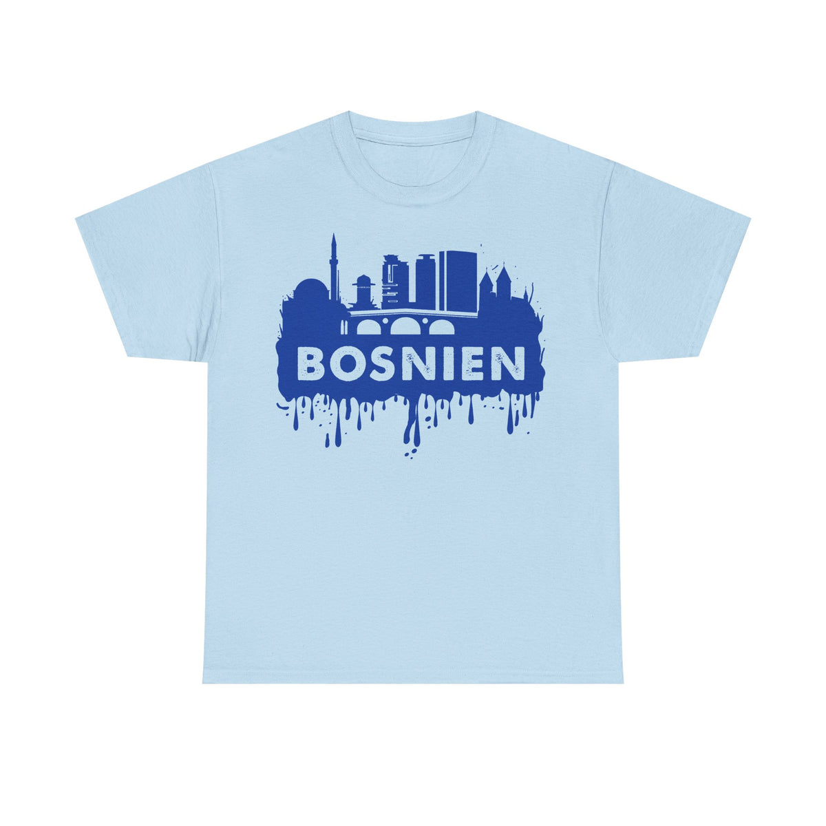 Bosnia escudo bandera orgullo patria aficionado al fútbol idea de regalo - Camiseta unisex