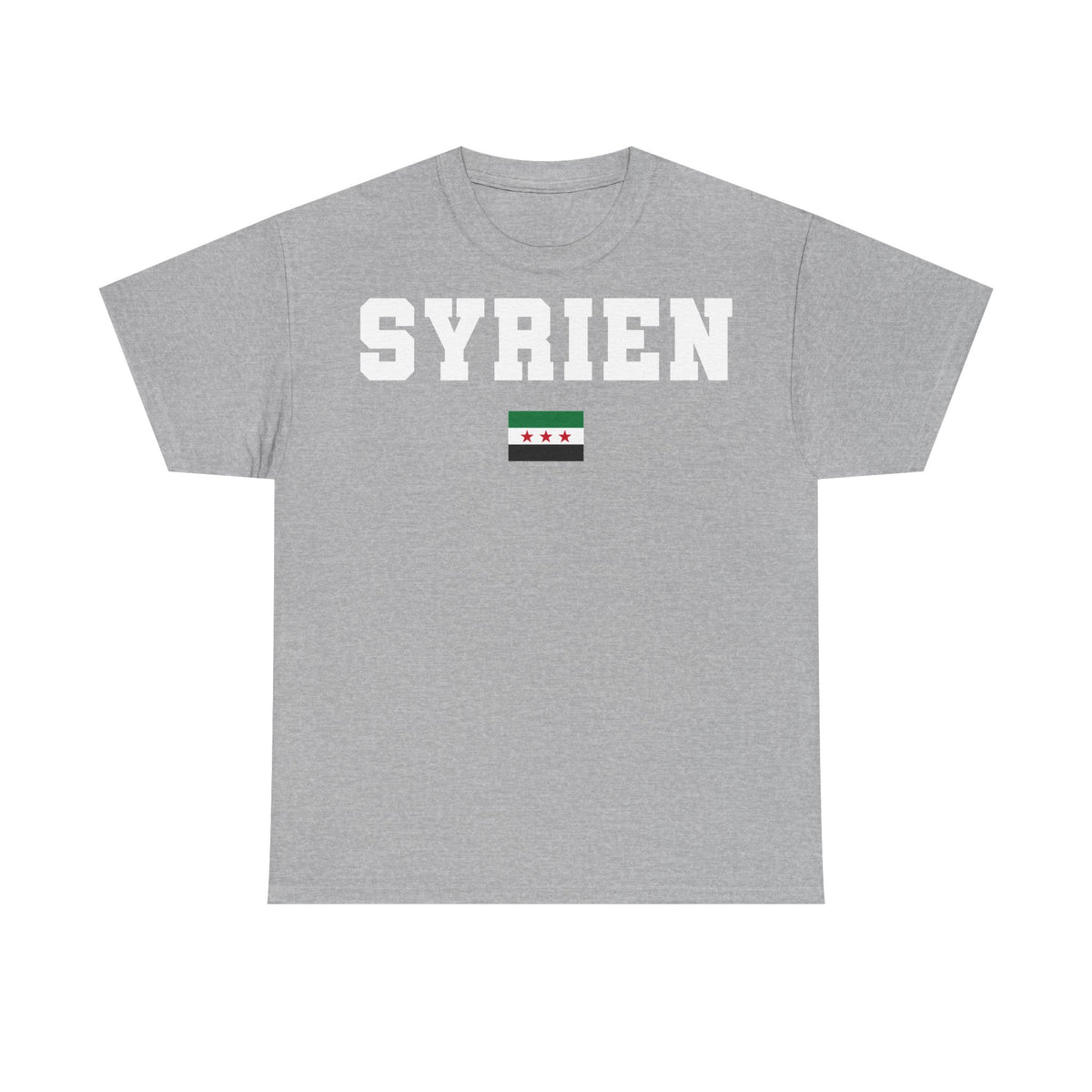 Syria Syrien Wappen Flagge Heimat Sport Fan Geschenkidee - Unisex T-Shirt