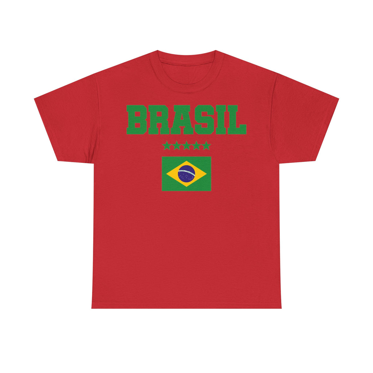 Brazil Brasilien Wappen Flagge Sport Fan Fußball Geschenkidee - Unisex T-Shirt