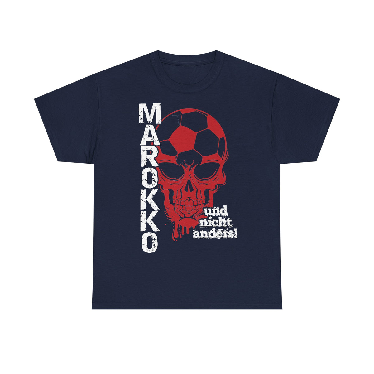Marruecos Escudo Morocco Bandera Orgullo Fútbol Fan Deporte FIdea de regalo - Camiseta unisex
