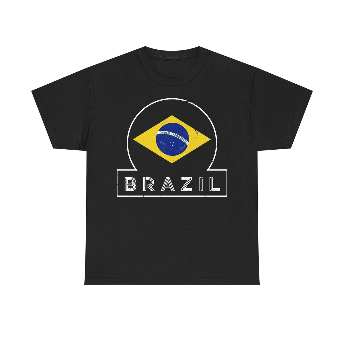 Brazil Brasilien Wappen Flagge Sport Fan Fußball Geschenkidee - Unisex T-Shirt