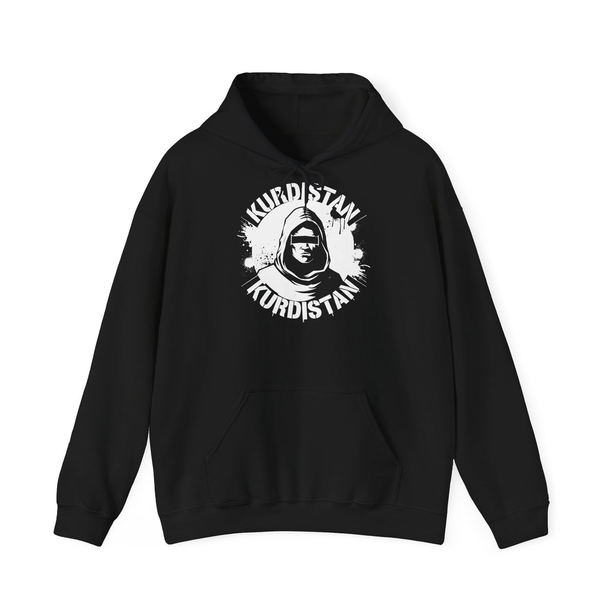 Kurdistan hooligan patria orgoglio stemma bandiera sport calcio tifoso regalo - Felpa con cappuccio unisex
