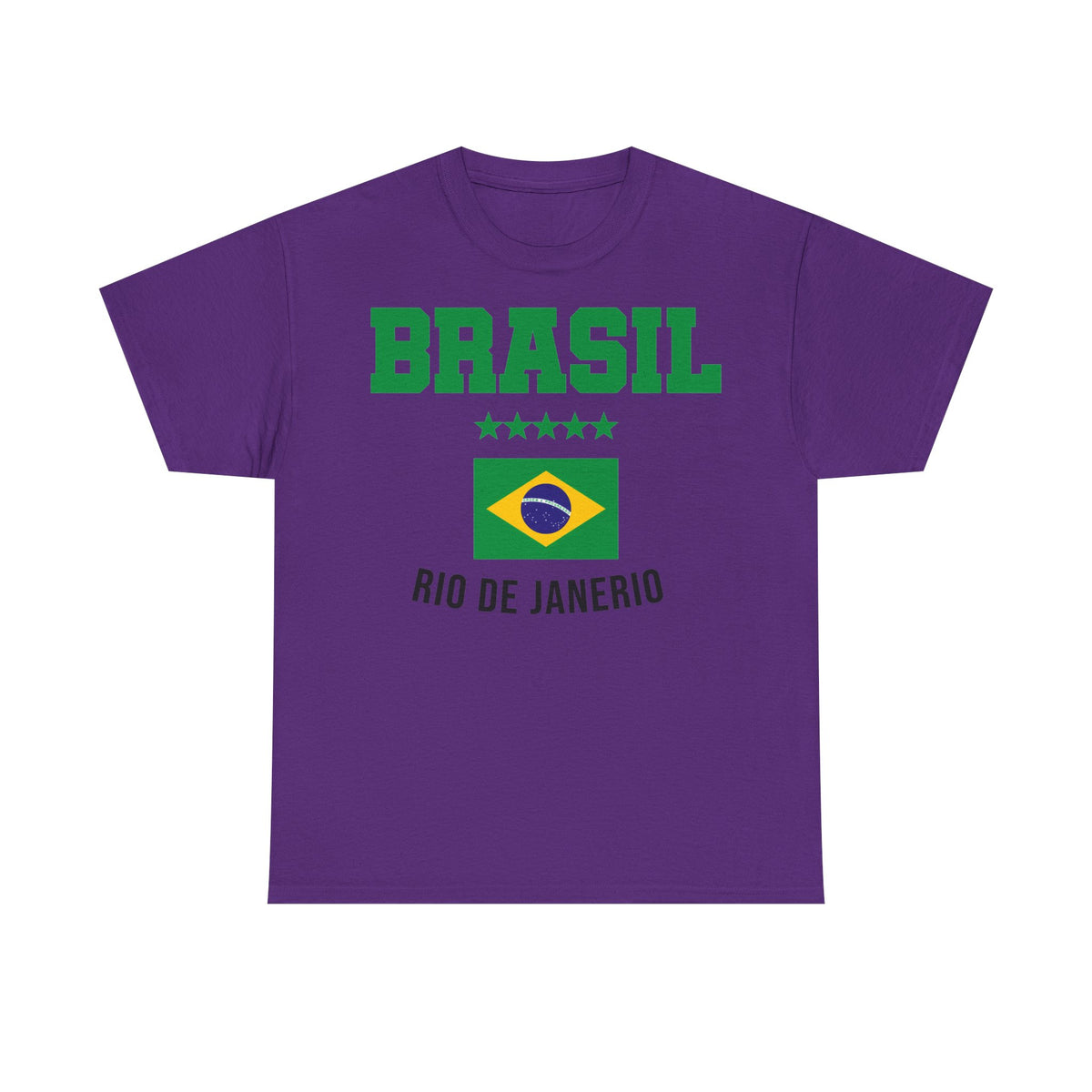 Brazil Brasilien Wappen Flagge Sport Fan Fußball Geschenkidee - Unisex T-Shirt