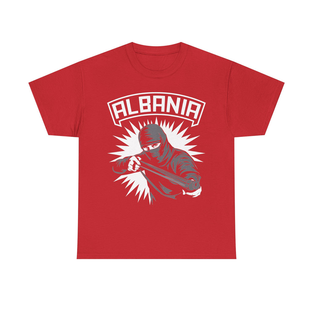 Albania Hooligan Wappen Shqiptar Flagge Adler Fußball Fan Sport - Unisex T Shirt