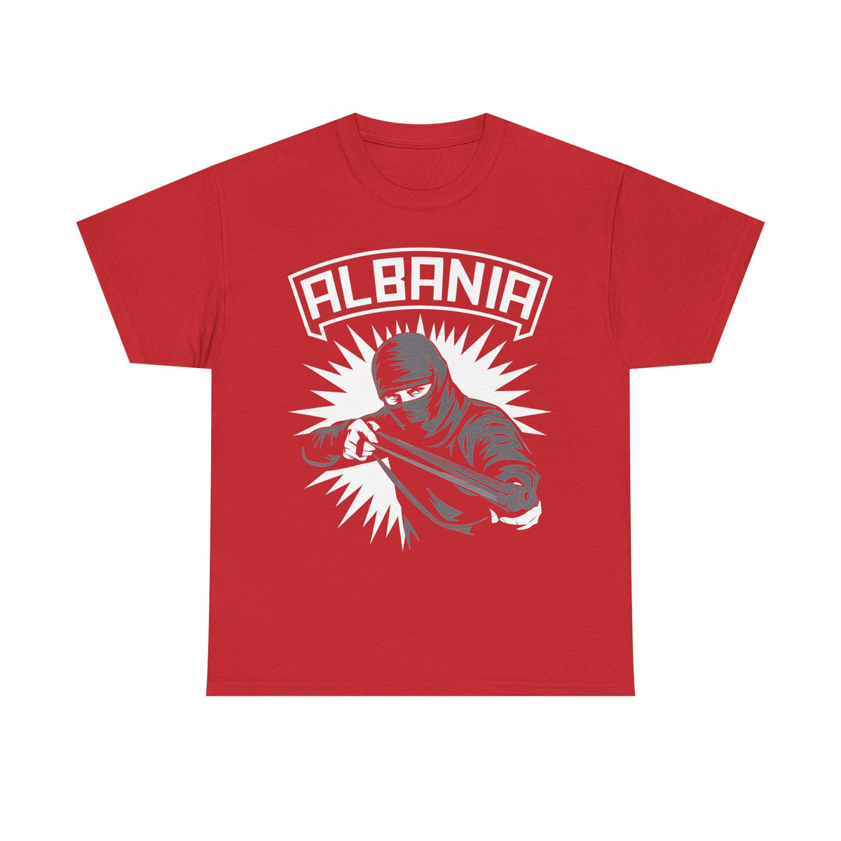 Albania Hooligan Wappen Shqiptar Flagge Adler Fußball Fan Sport - Unisex T Shirt