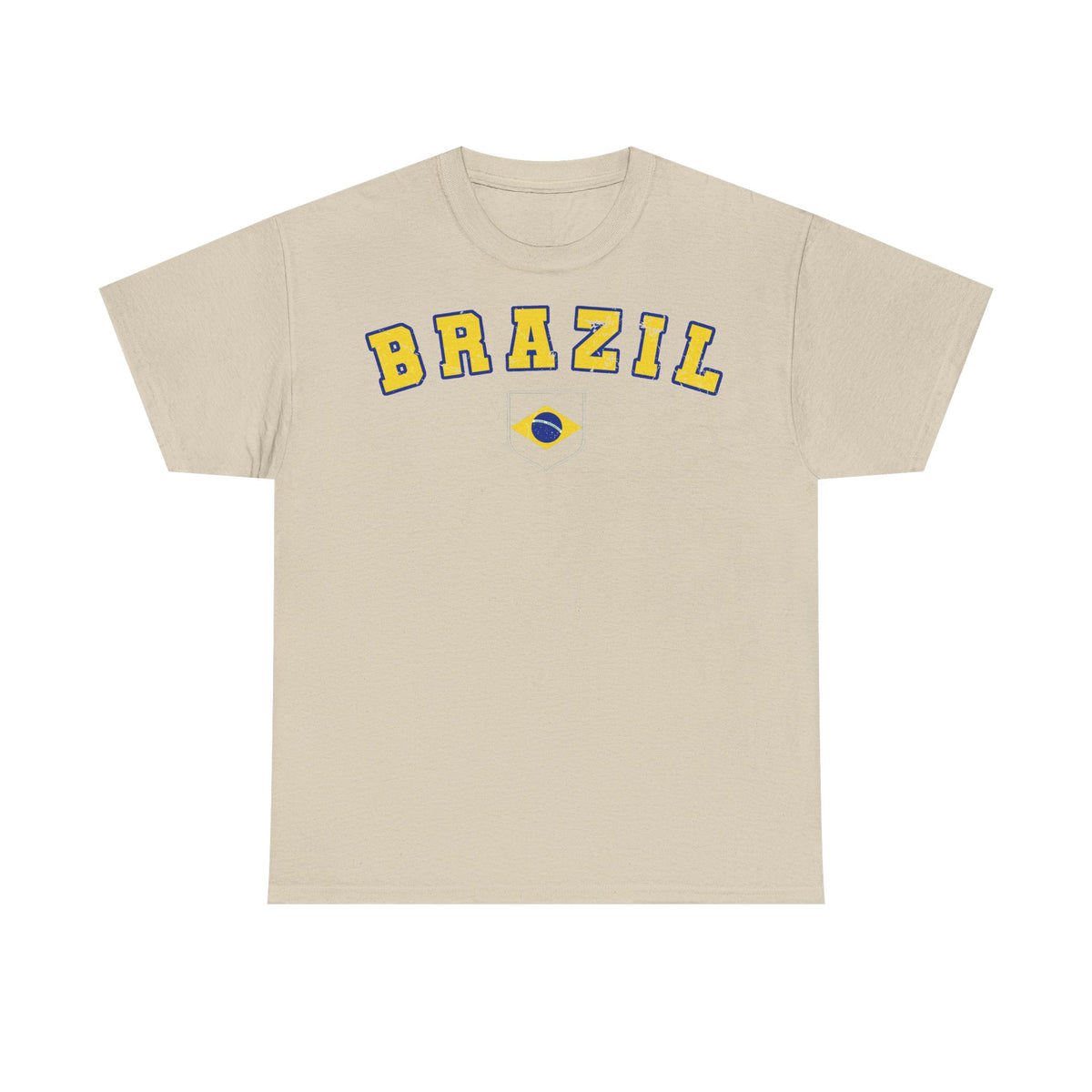 Brazil Brasilien Wappen Flagge Sport Fan Fußball Geschenkidee - Unisex T-Shirt