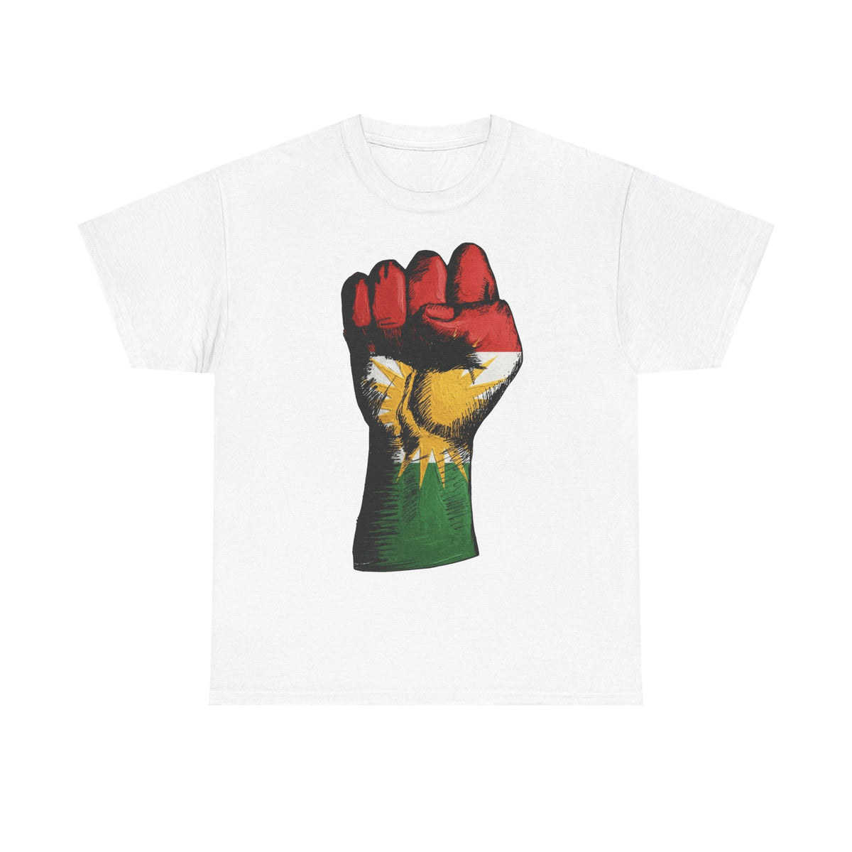 Kurdistan Power DNA Sonne Azadi - Unisex T-Shirt