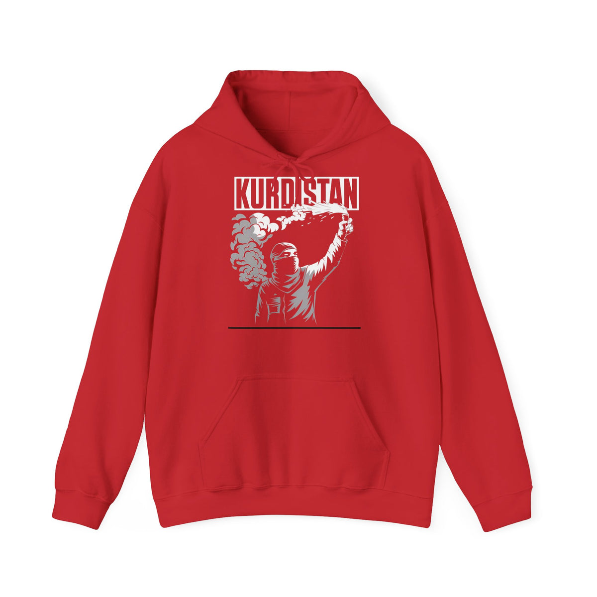 Kurdistan hooligan patria orgoglio stemma bandiera sport calcio tifoso regalo - Felpa con cappuccio unisex