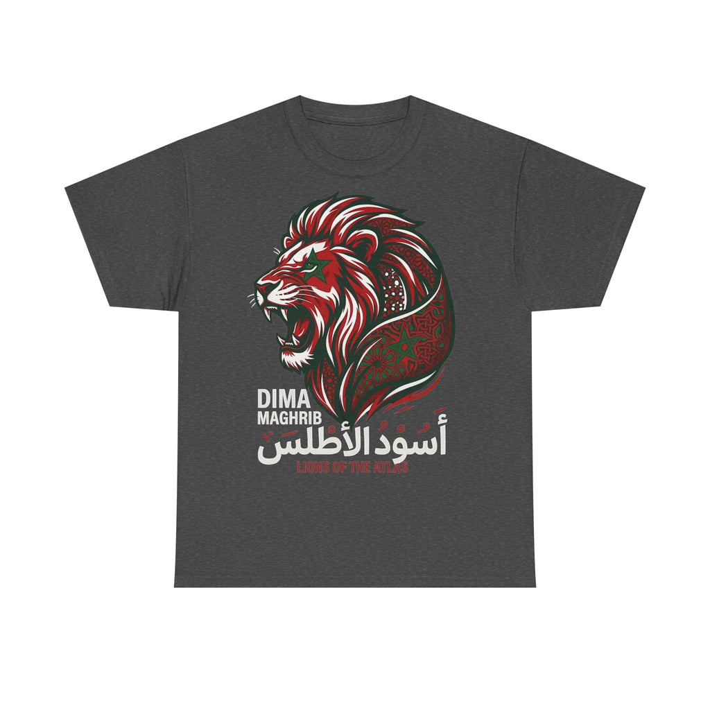 Maroc Dima Maghrib Löwe Flagge stolz fußball fan Geschenk - Unisex T-Shirt