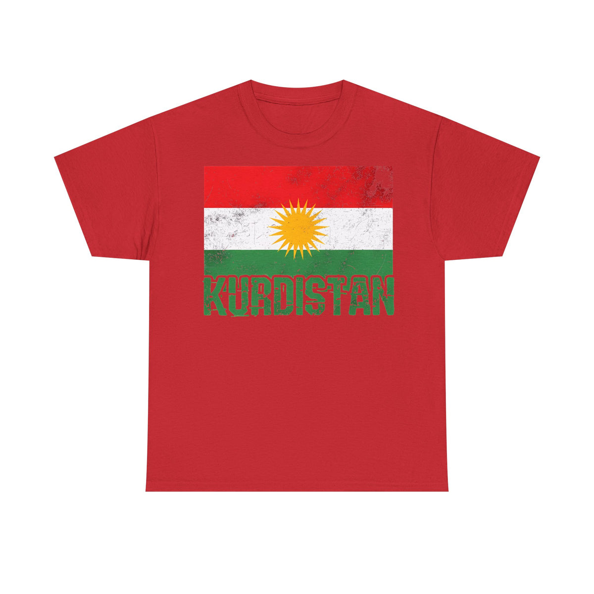 Kurdistán Azadi Escudo Bandera Patria Newroz Regalo - Camiseta unisex