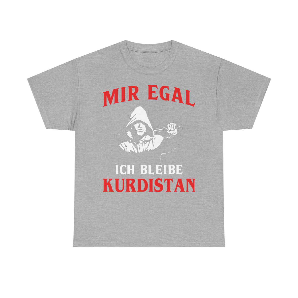 Kurdistán Azadi Escudo Bandera Patria Newroz Regalo - Camiseta unisex