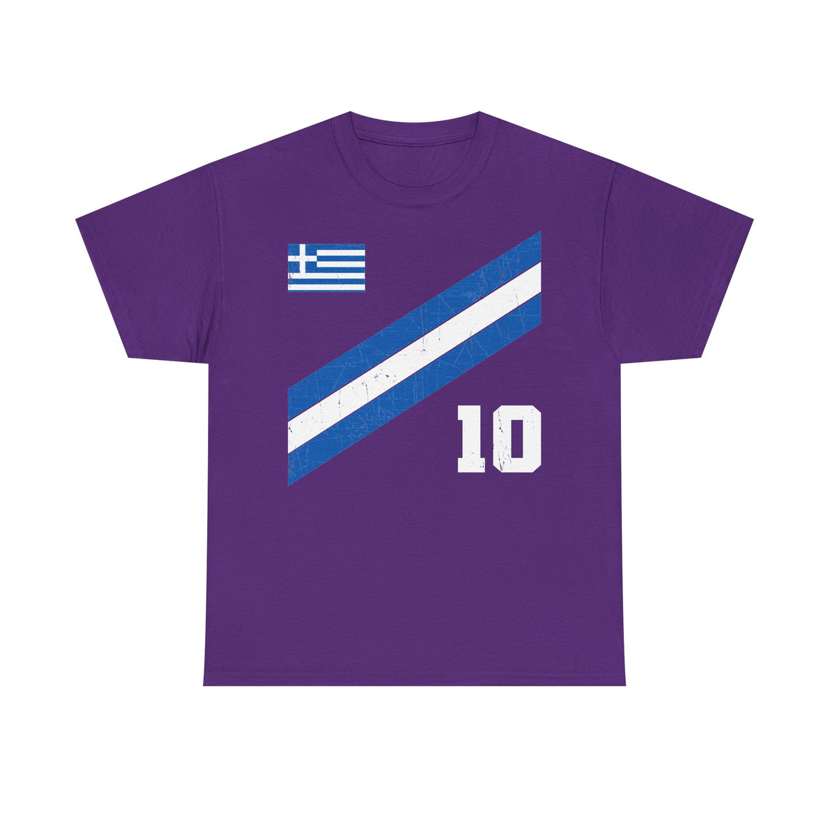 Grecia Grecia Bandera Escudo Patria Fútbol Deporte Aficionado Idea de regalo - Camiseta unisex