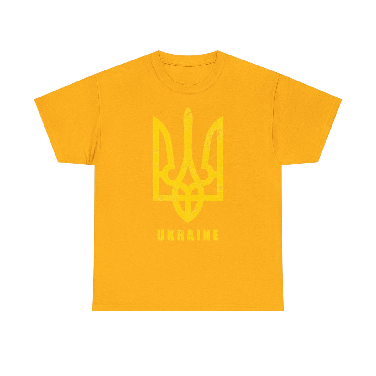 Bandiera e stemma dell'Ucraina Idea regalo Sport Tifoso Moda Vintage - T-shirt unisex