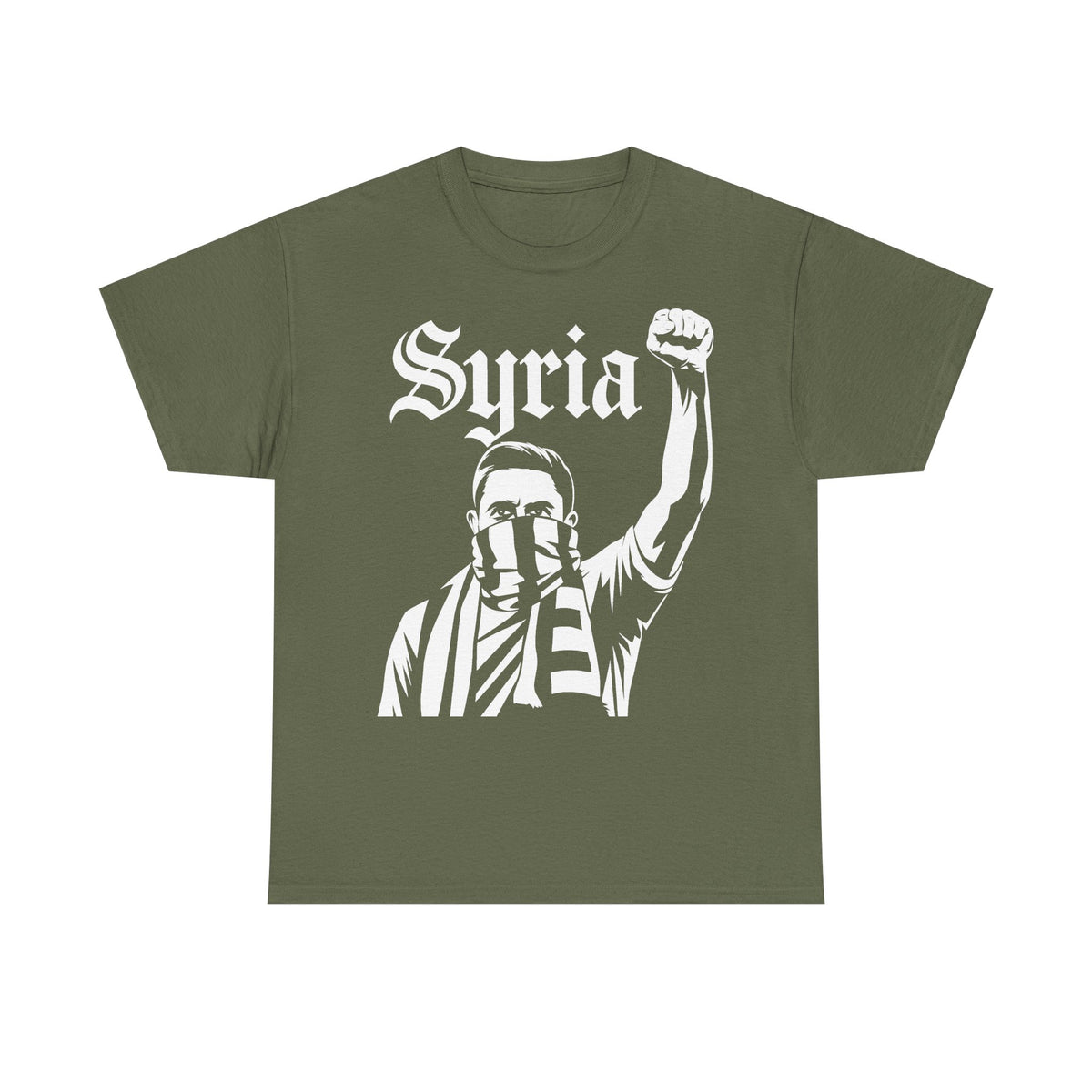 Syria Syrien Hooligan Wappen Flagge Heimat Sport Fußball Fan Geschenkidee - Unisex T-Shirt