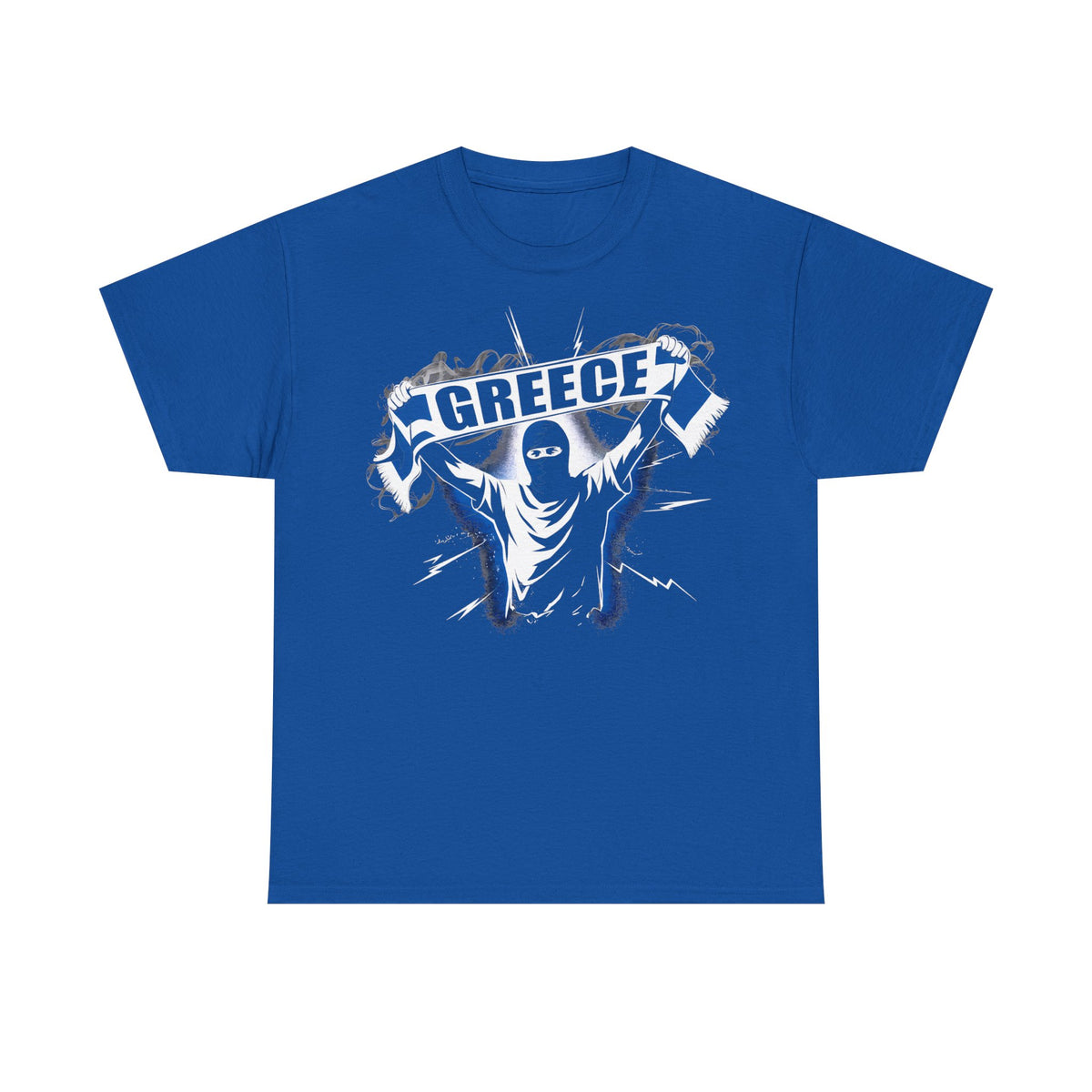 Grecia Grecia hooligan bandera escudo patria fútbol deporte aficionado idea de regalo - camiseta unisex