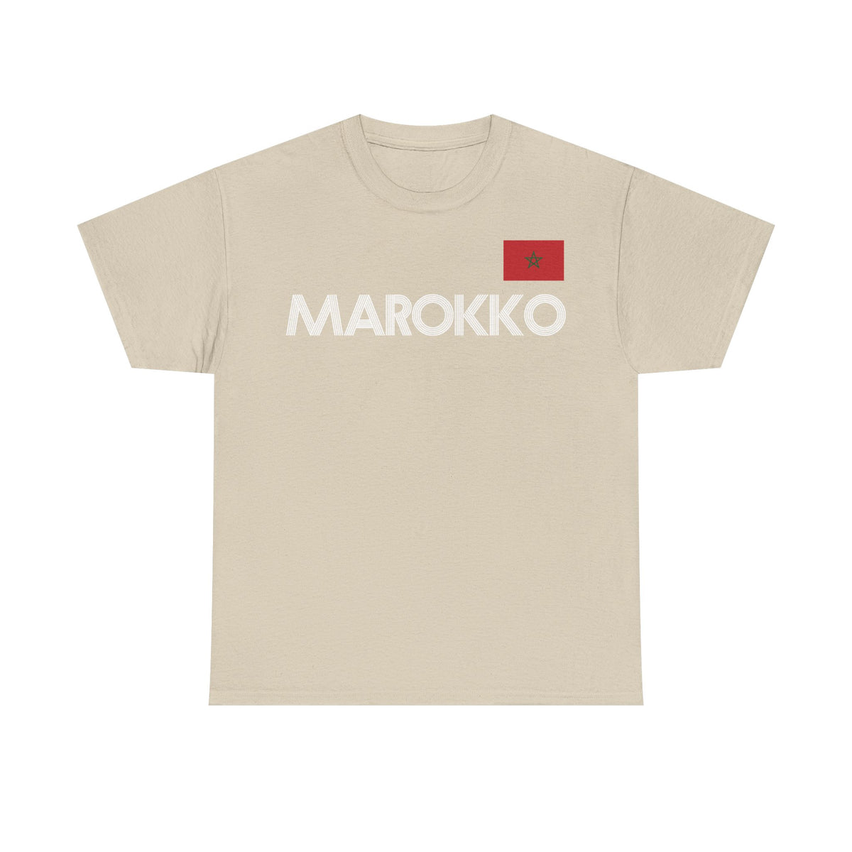 Marruecos Escudo Morocco Bandera Orgullo Fútbol Fan Deporte FIdea de regalo - Camiseta unisex