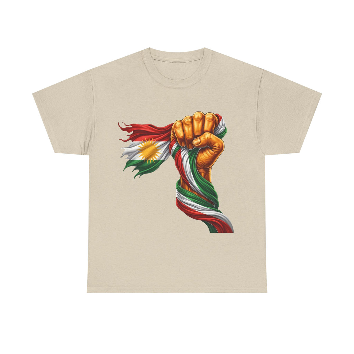 Kurdistan Power Azadi Flagge Geschenkidee - Unisex T-Shirt
