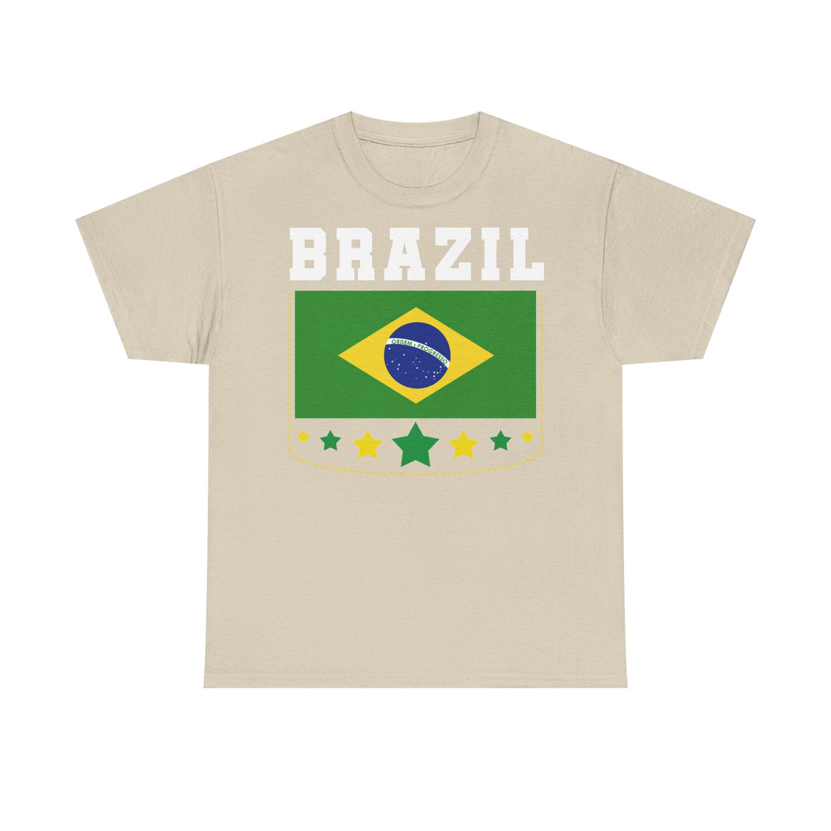 Brazil Brasilien Wappen Flagge Sport Fan Fußball Geschenkidee - Unisex T-Shirt