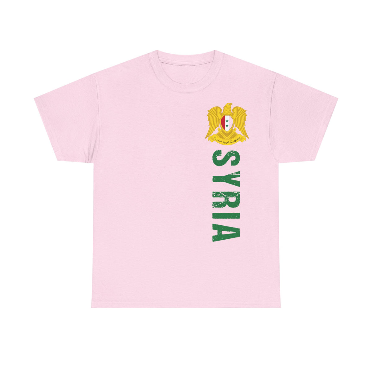 Syria Syrien Wappen Flagge Heimat Sport Fan Geschenkidee - Unisex T-Shirt