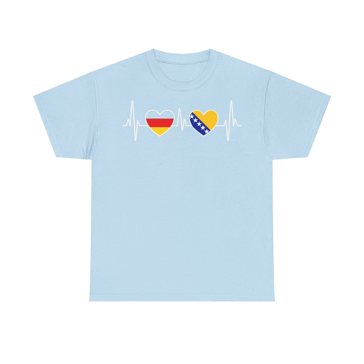 Bosnia Wappen Flagge Stolz Heimat Fußball fan Geschenkidee - Unisex T-Shirt