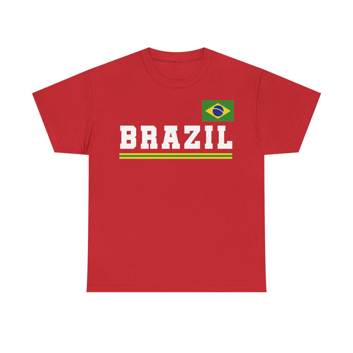 Brazil Brasilien Wappen Flagge Sport Fan Fußball Geschenkidee - Unisex T-Shirt