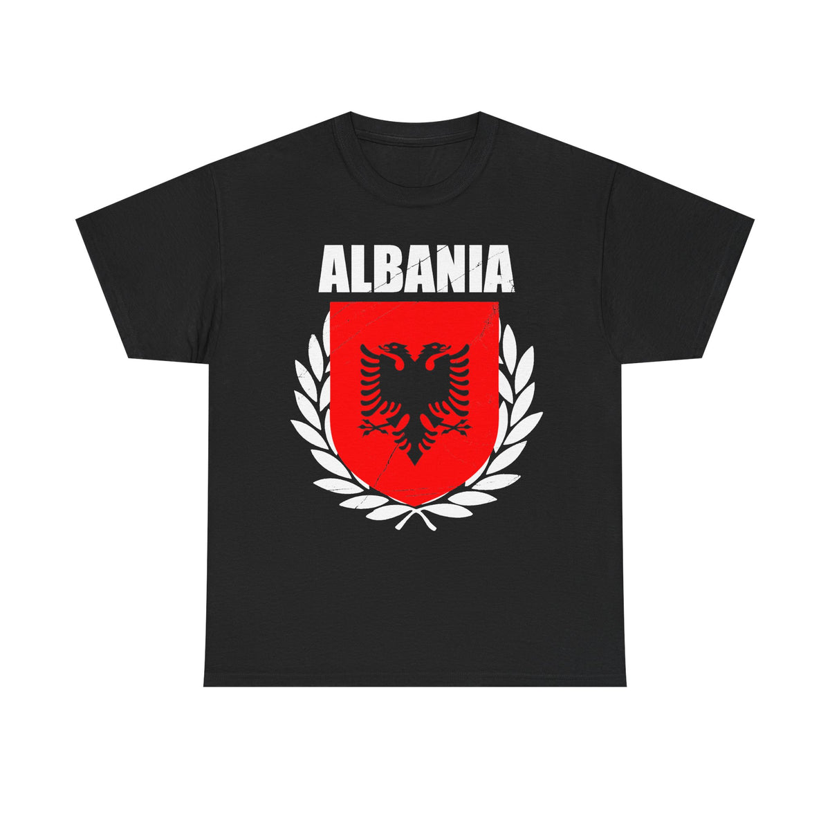Camiseta unisex de Albania, escudo albanés, bandera, águila, fútbol, aficionado, deporte