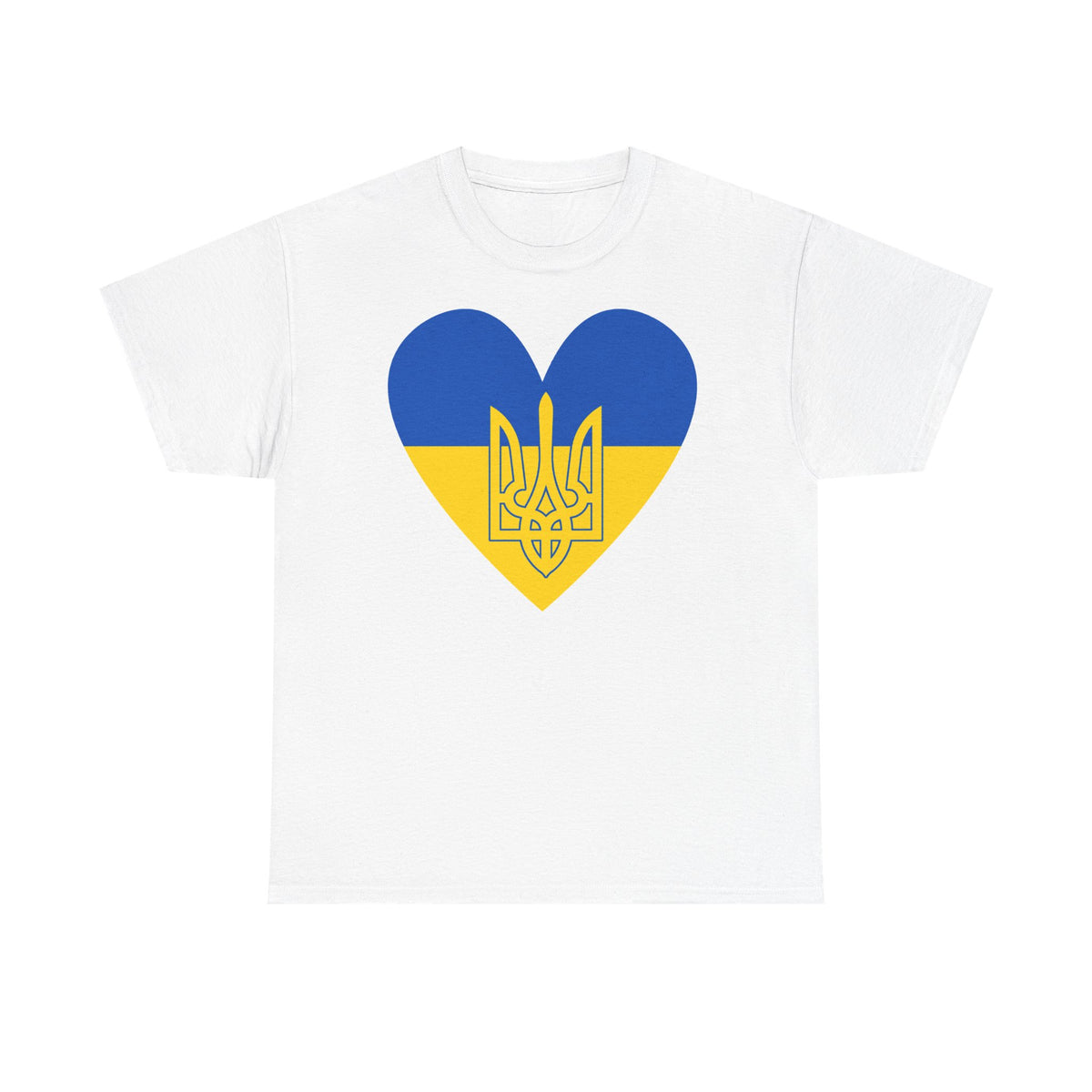 Bandera de Ucrania escudo idea de regalo afición al deporte moda vintage - Camiseta unisex