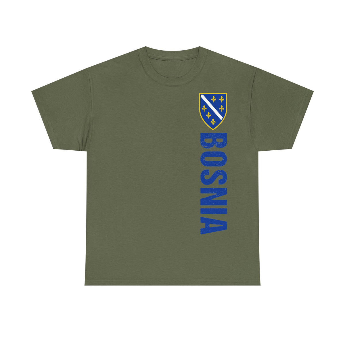 Bosnia escudo bandera orgullo patria aficionado al fútbol idea de regalo - Camiseta unisex