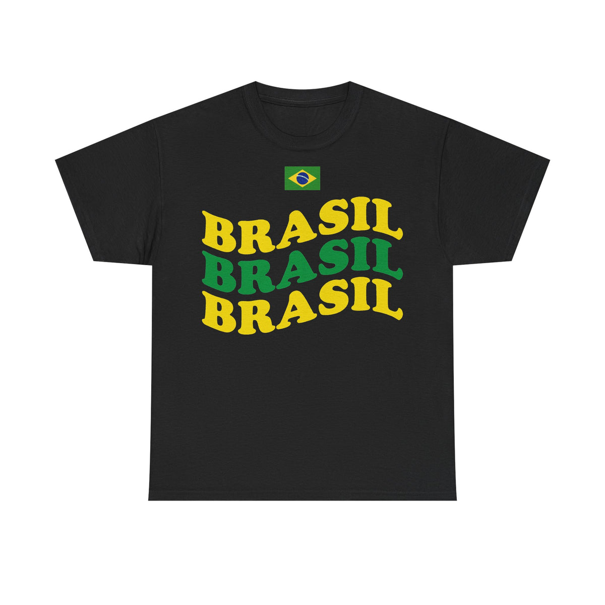 Brazil Brasilien Wappen Flagge Sport Fan Fußball Geschenkidee - Unisex T-Shirt