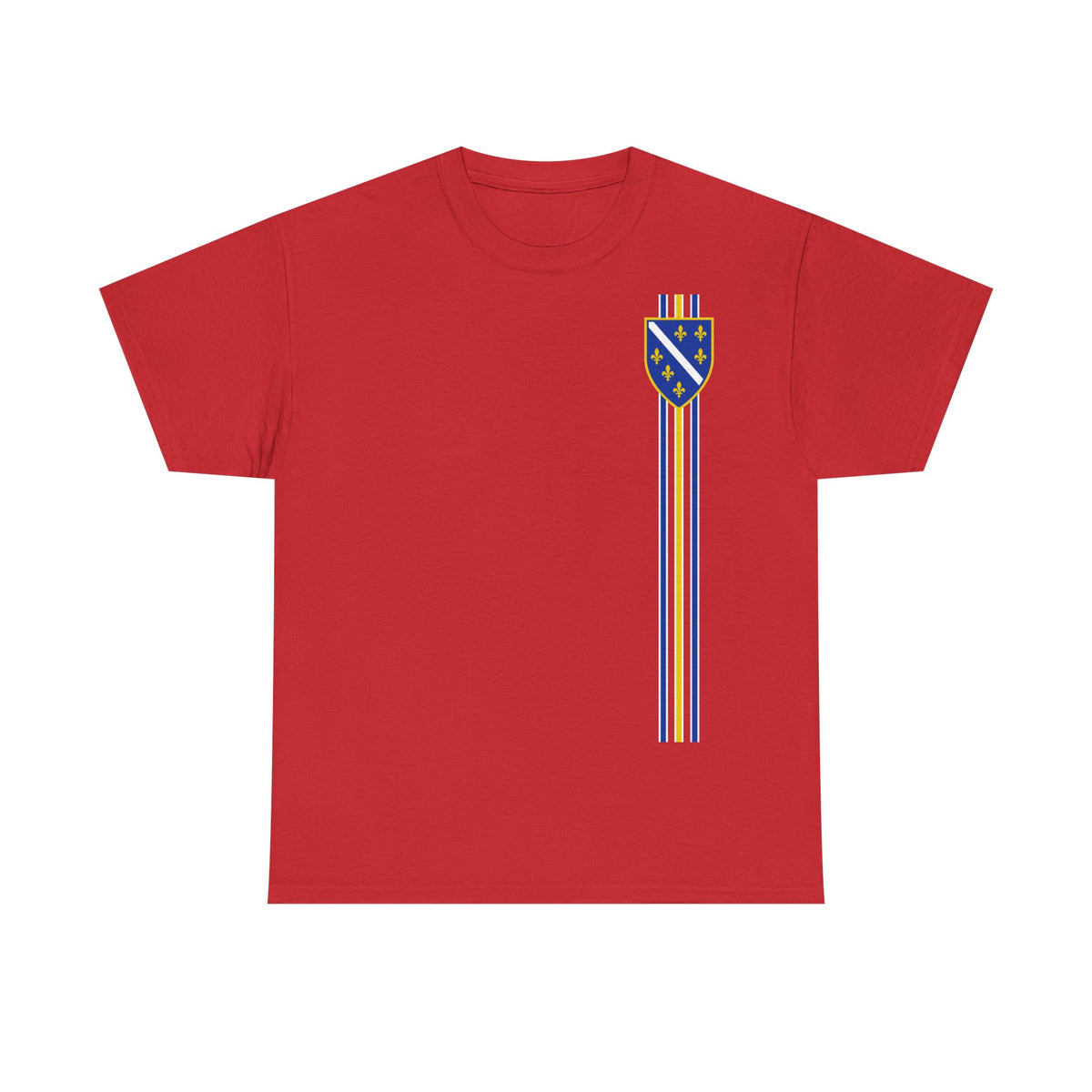 Bosnia Wappen Flagge Stolz Heimat Fußball fan Geschenkidee - Unisex T-Shirt