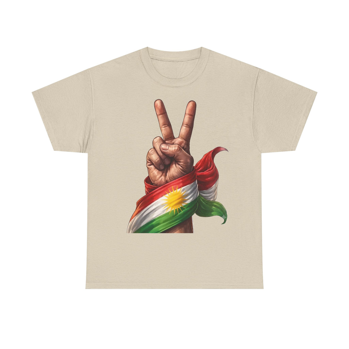Kurdistán Paz Bandera Patria Orgullo - Camiseta unisex