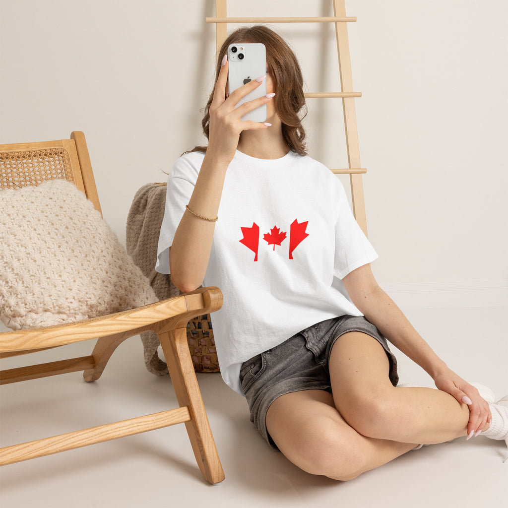 Canada Kanada Wappen Flagge Fan Sport Fußball Geschenkidee - Unisey T-Shirt