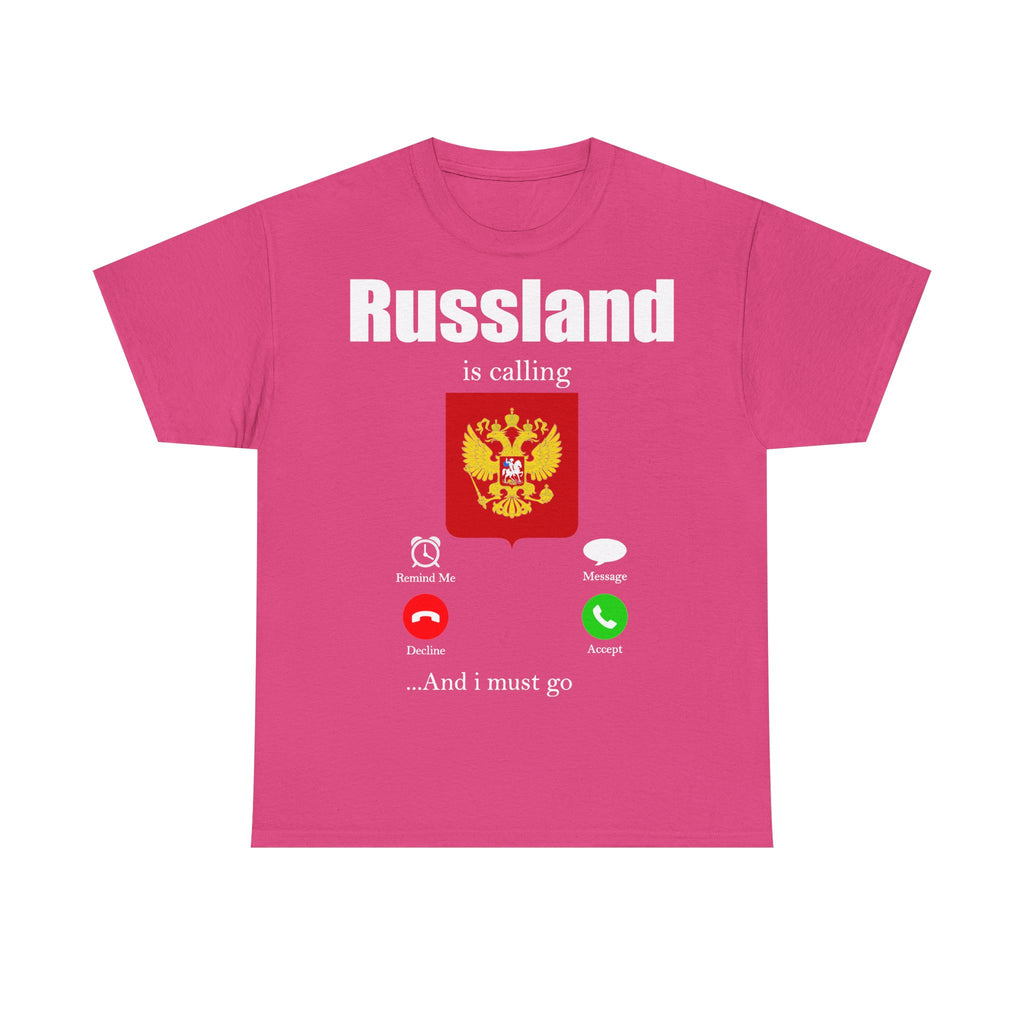 Russia Russland Moscaw Adler Flagge Wappen Geschenk Sport Fan Fashion - Unisex T-Shirt