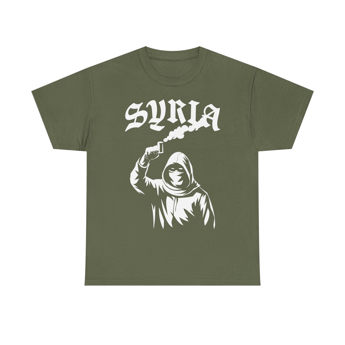 Syria Syrien Hooligan Wappen Flagge Heimat Sport Fußball Fan Geschenkidee - Unisex T-Shirt