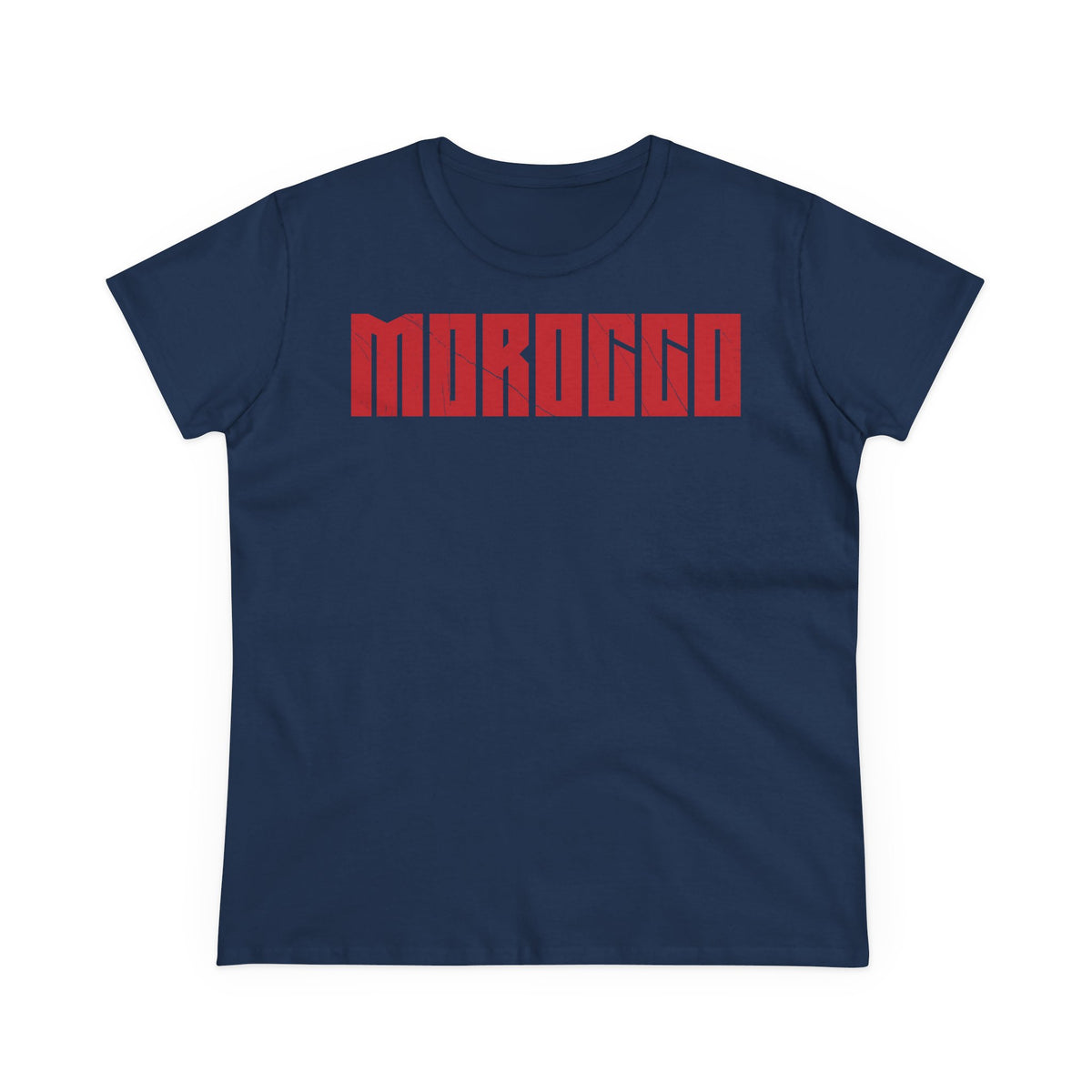 Escudo de Marruecos, bandera de Marruecos, orgullo, aficionada al fútbol y al deporte, idea de regalo - Camiseta para mujer