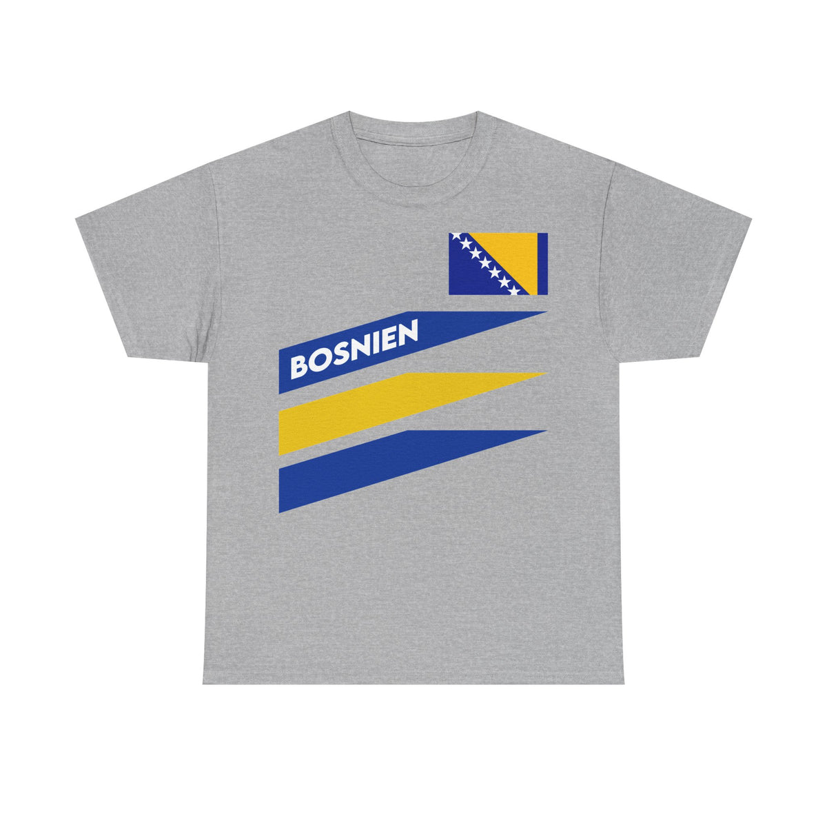 Bosnia Wappen Flagge Stolz Heimat Fußball fan Geschenkidee - Unisex T-Shirt