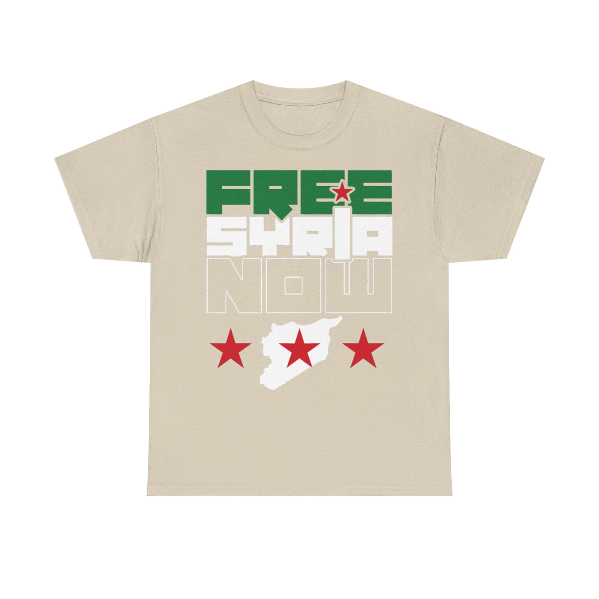 Syria Syrien Wappen Flagge Heimat Sport Fan Geschenkidee - Unisex T-Shirt