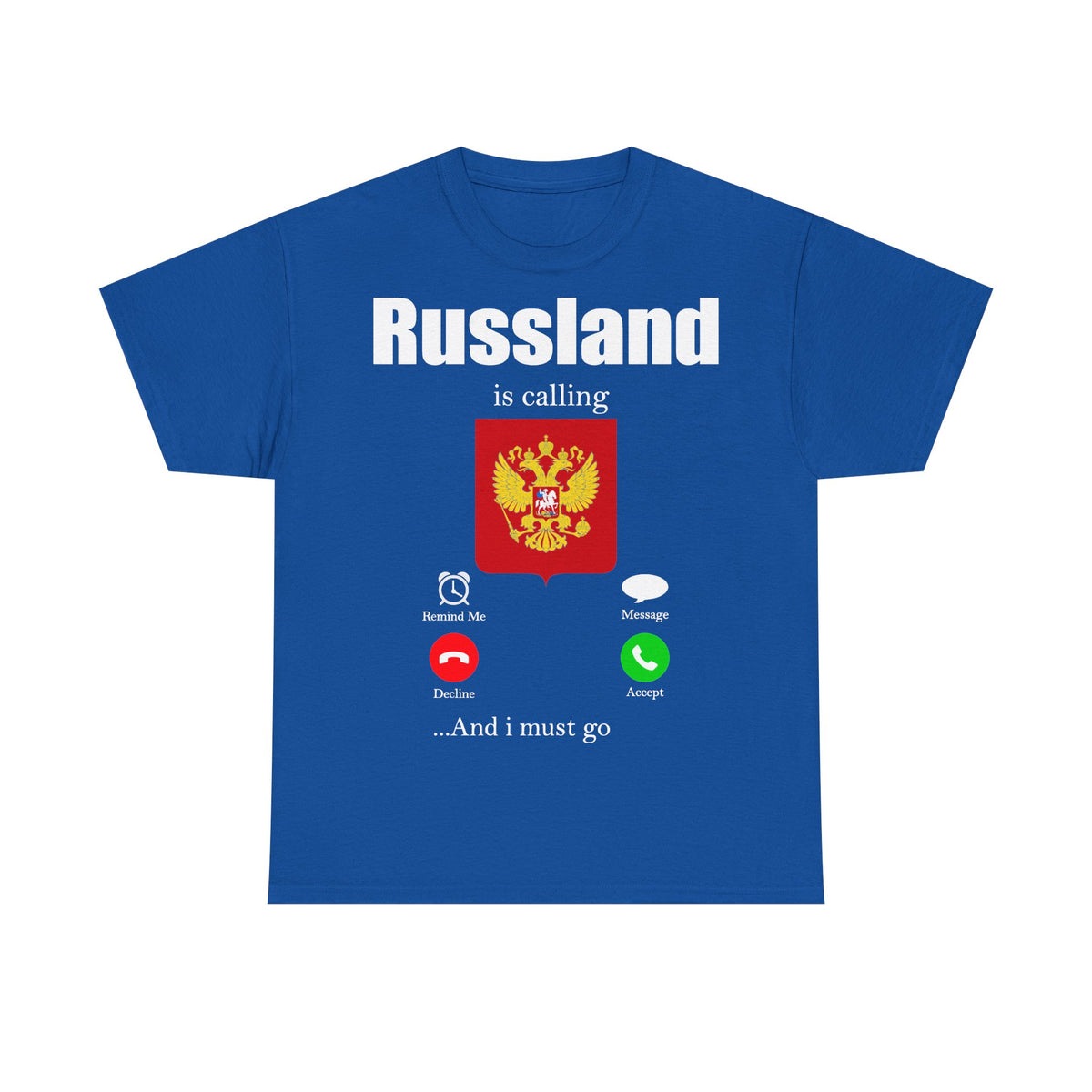 Rusia Rusia Moscú águila bandera escudo regalo deporte aficionado moda - Camiseta unisex