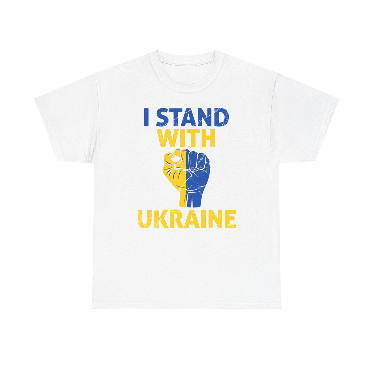 Bandiera e stemma dell'Ucraina Idea regalo Sport Tifoso Moda Vintage - T-shirt unisex
