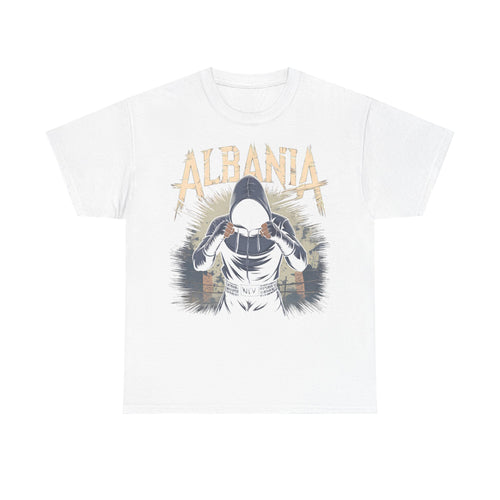 Albania Hooligan Wappen Shqiptar Flagge Adler Fußball Fan Sport - Unisex T Shirt