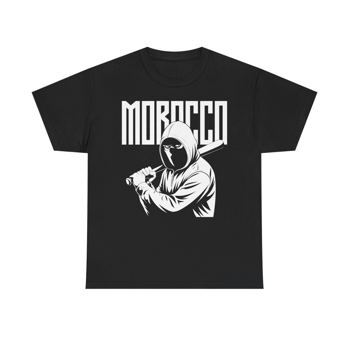 Escudo de hooligan de Marruecos Bandera de Marruecos Fútbol Aficionado Deporte Idea de regalo - Camiseta unisex