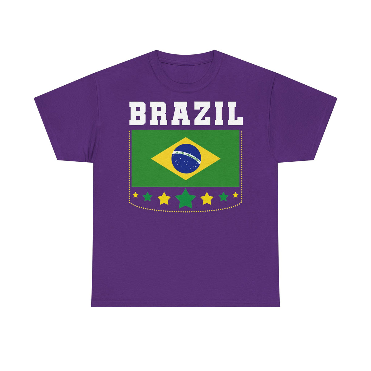 Brazil Brasilien Wappen Flagge Sport Fan Fußball Geschenkidee - Unisex T-Shirt