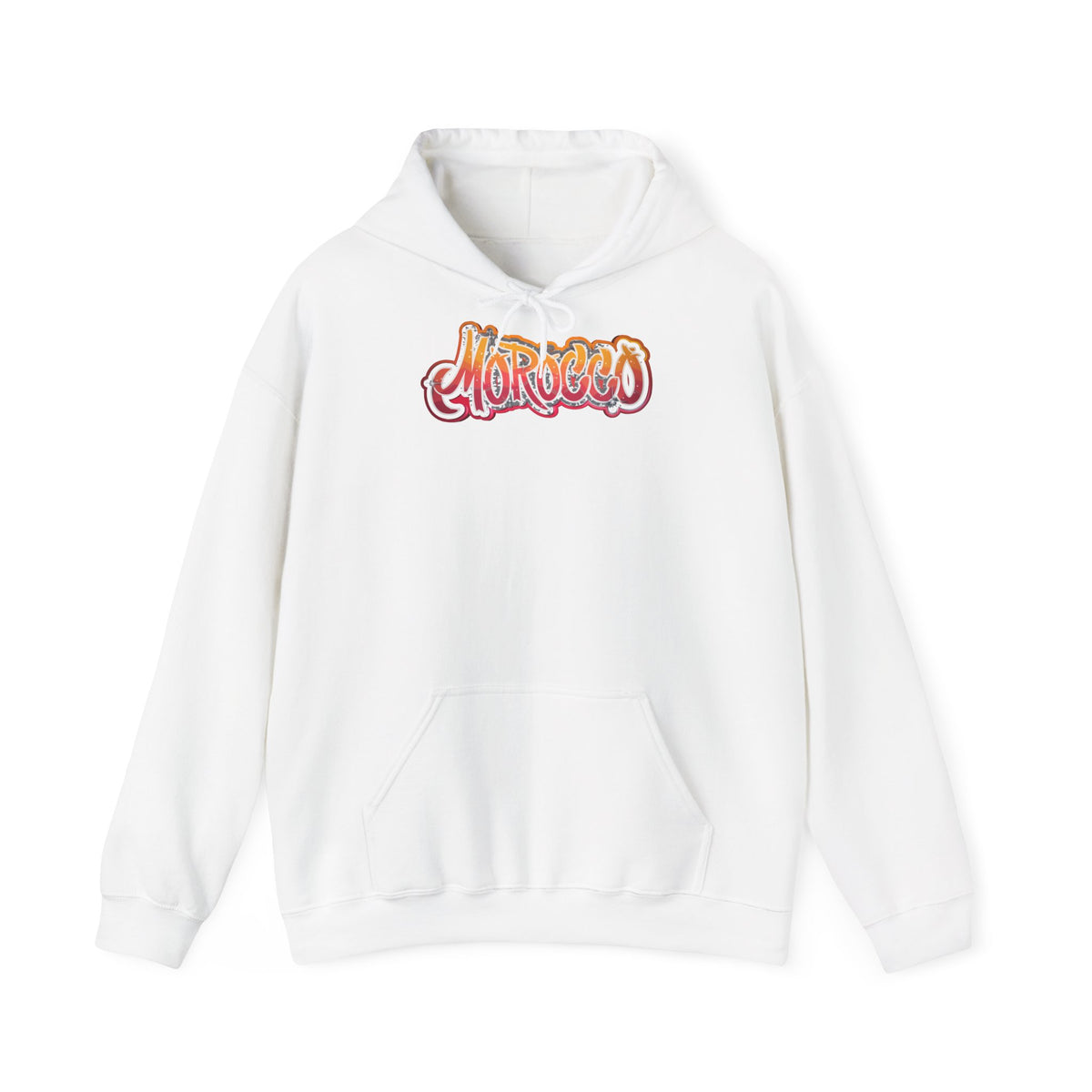 Stemma del Marocco Bandiera del Marocco Orgoglio Tifoso di calcio Sport Idea regalo - Felpa con cappuccio unisex