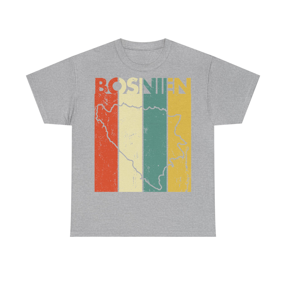 Bosnia Wappen Flagge Stolz Heimat Fußball fan Geschenkidee - Unisex T-Shirt